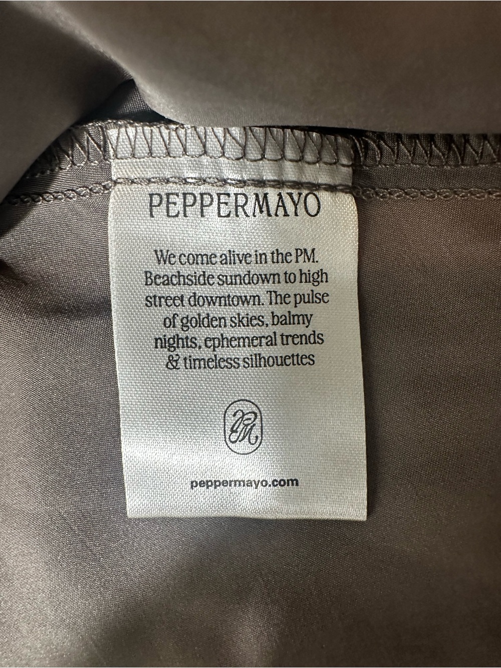 Peppermayo Steel Me Away Satin Slip Maxi Dress XS Tie Back Wedding Guest Sexy - Picture 10 of 10